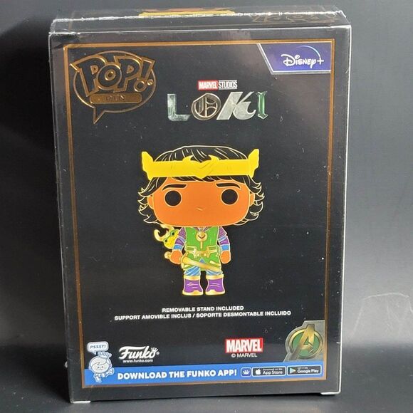 Kid Loki Funko Pop Enamel pin Sealed - Picture 2 of 4